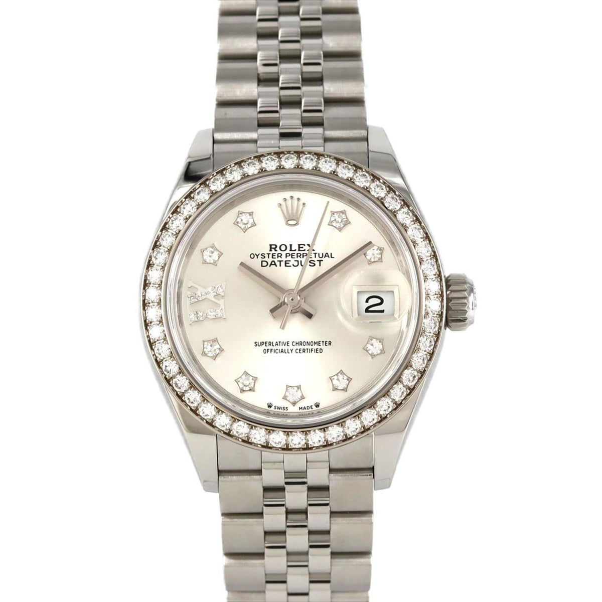 Pre-Owned Rolex Datejust 279384RBR SSxWG Automatic Watch, Random Number