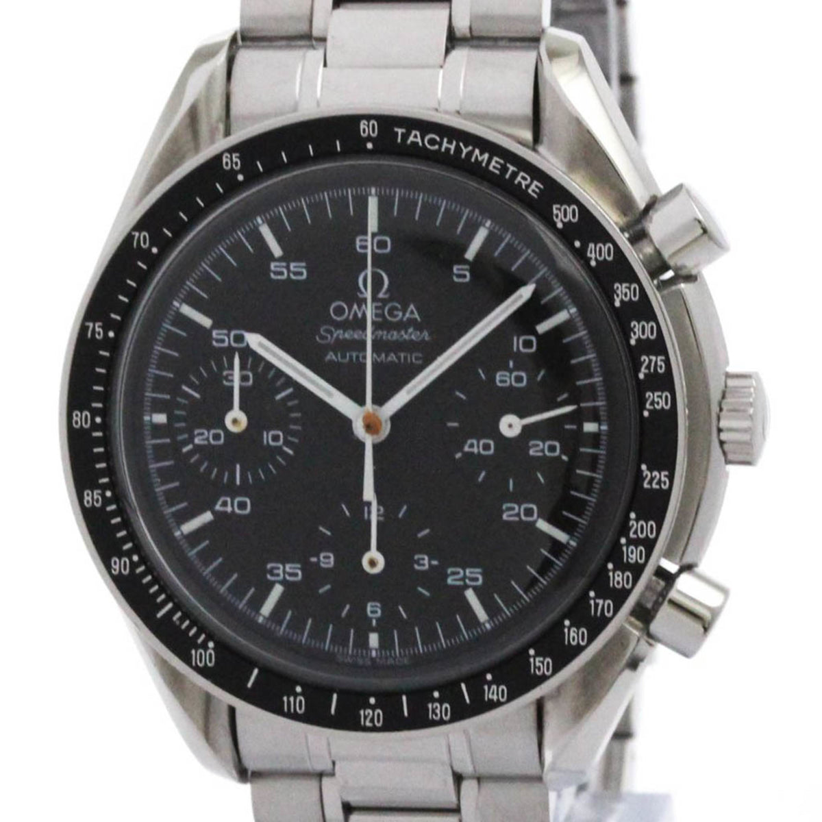 Pre-Owned OMEGA Speedmaster Automatic Steel Mens Watch 3510.50 Polished