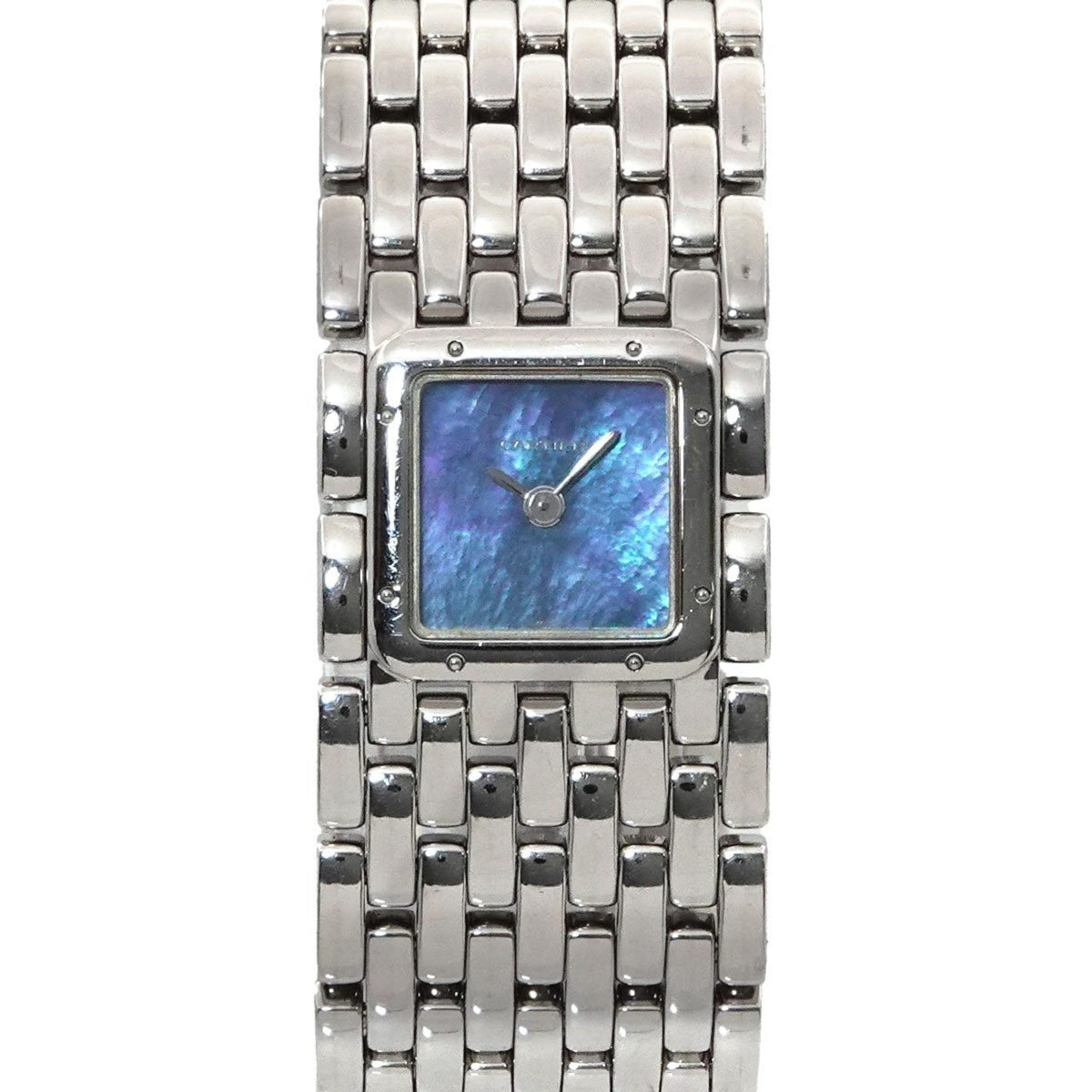 Pre-Owned Cartier Panthere Ruban W61002T9 Women's Blue Shell Quartz Watch