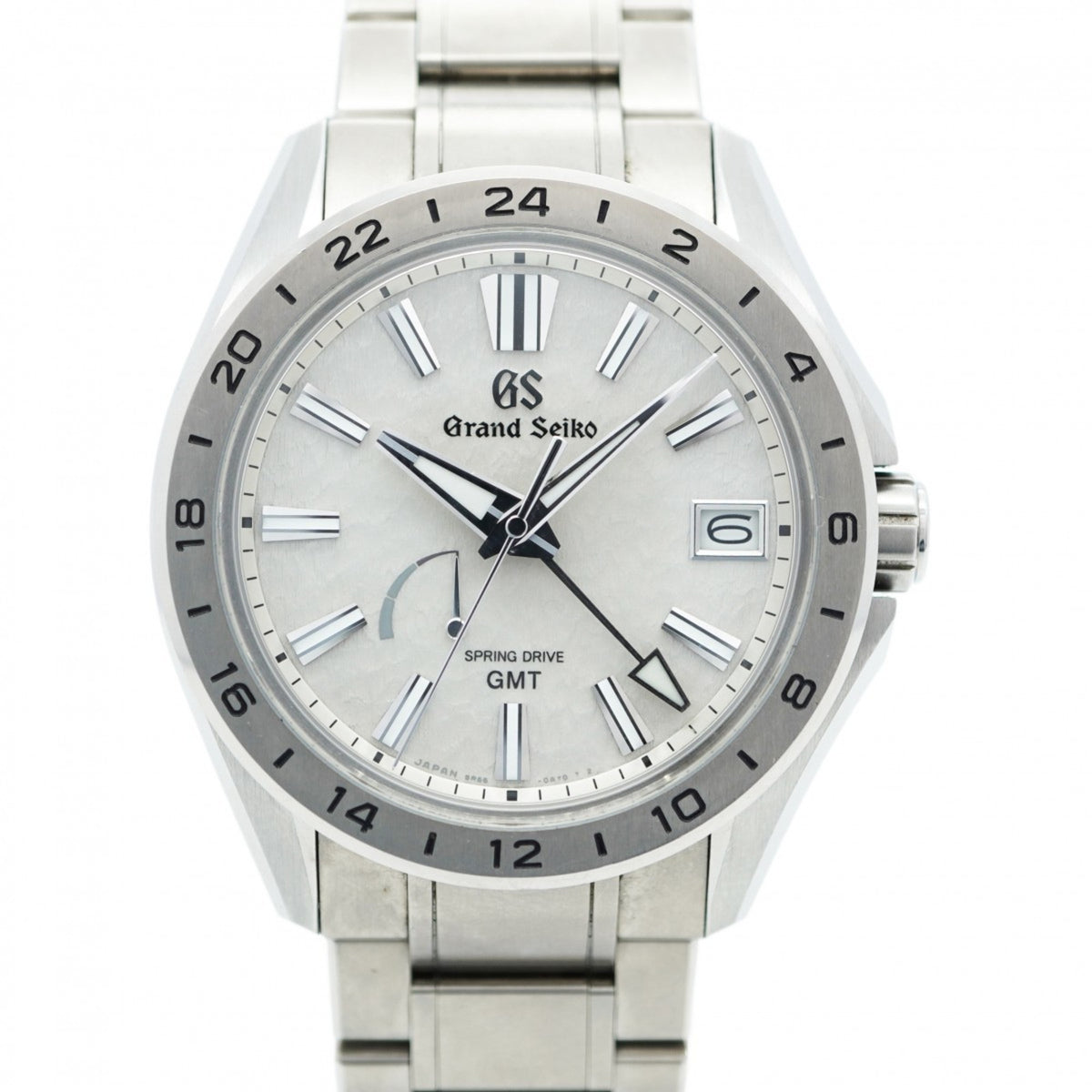 Pre-Owned Seiko Grand 9R66-0BJ0 Ivory Dial Men's Watch