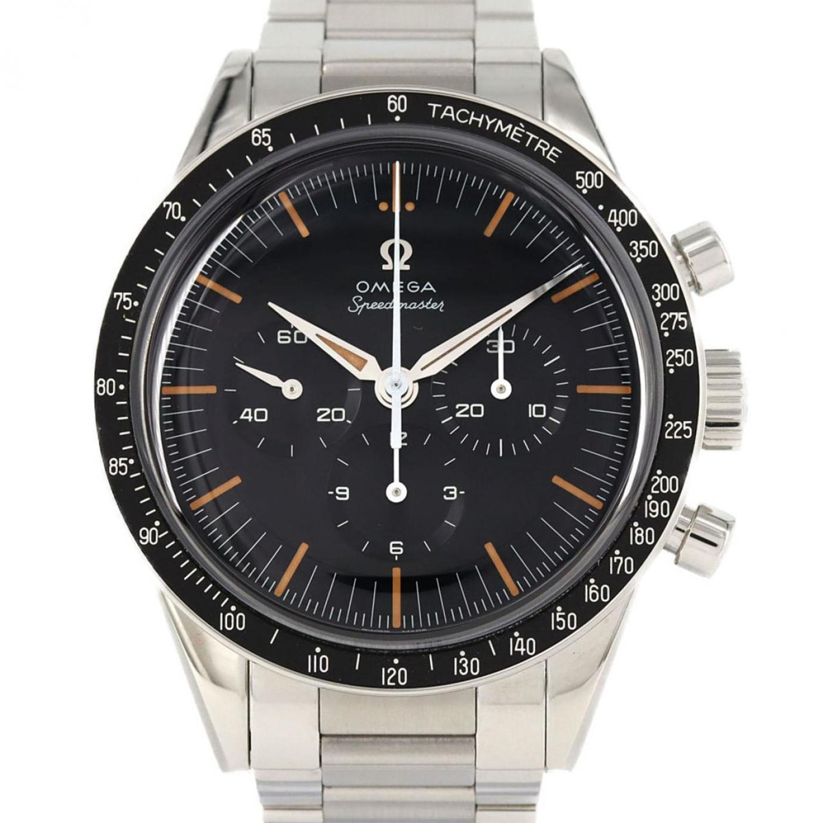 Pre-Owned Omega Speedmaster First in Space 310.30.40.50.06.001 SS Wristwatch Manual Winding