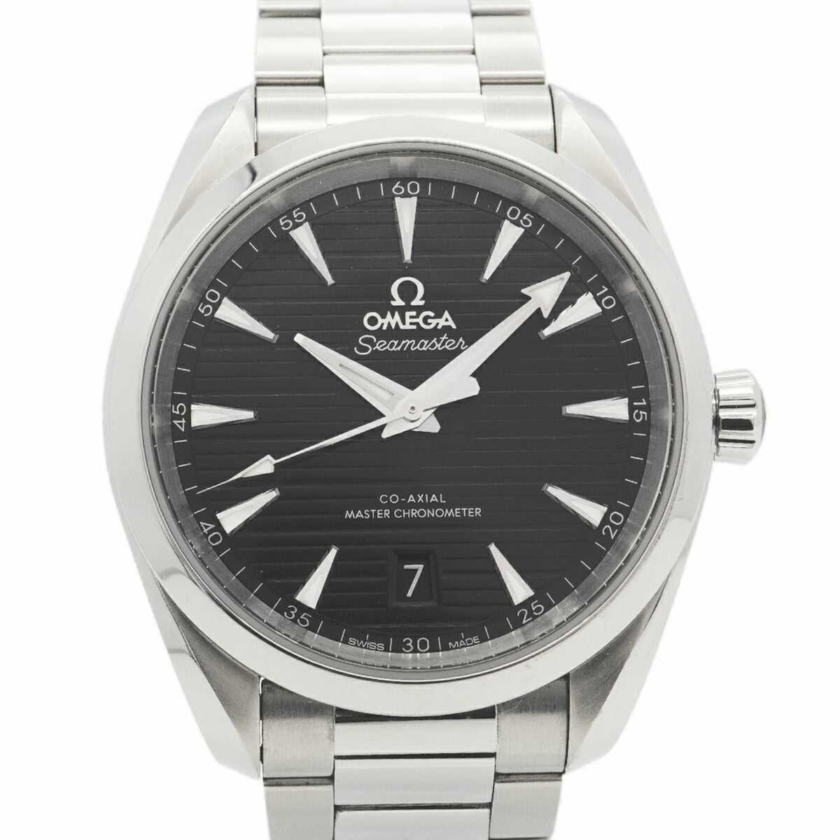 Pre-Owned Omega Seamaster 220.10.38.20.01.001 Black Dial Men's Watch