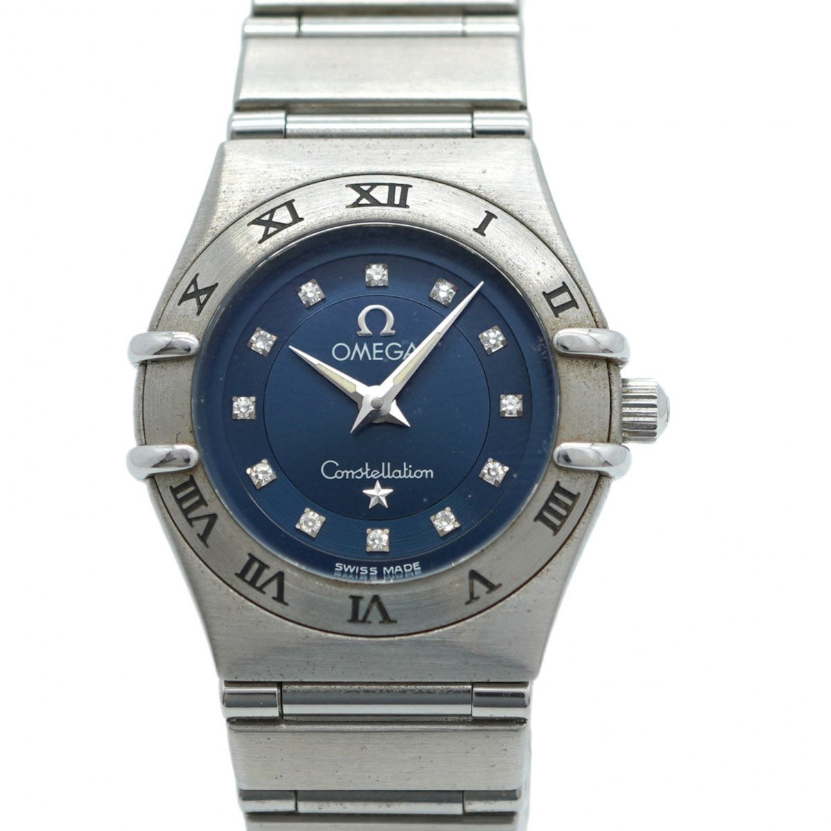 Pre-Owned Omega Constellation 1563.85 Blue Dial Women's Watch