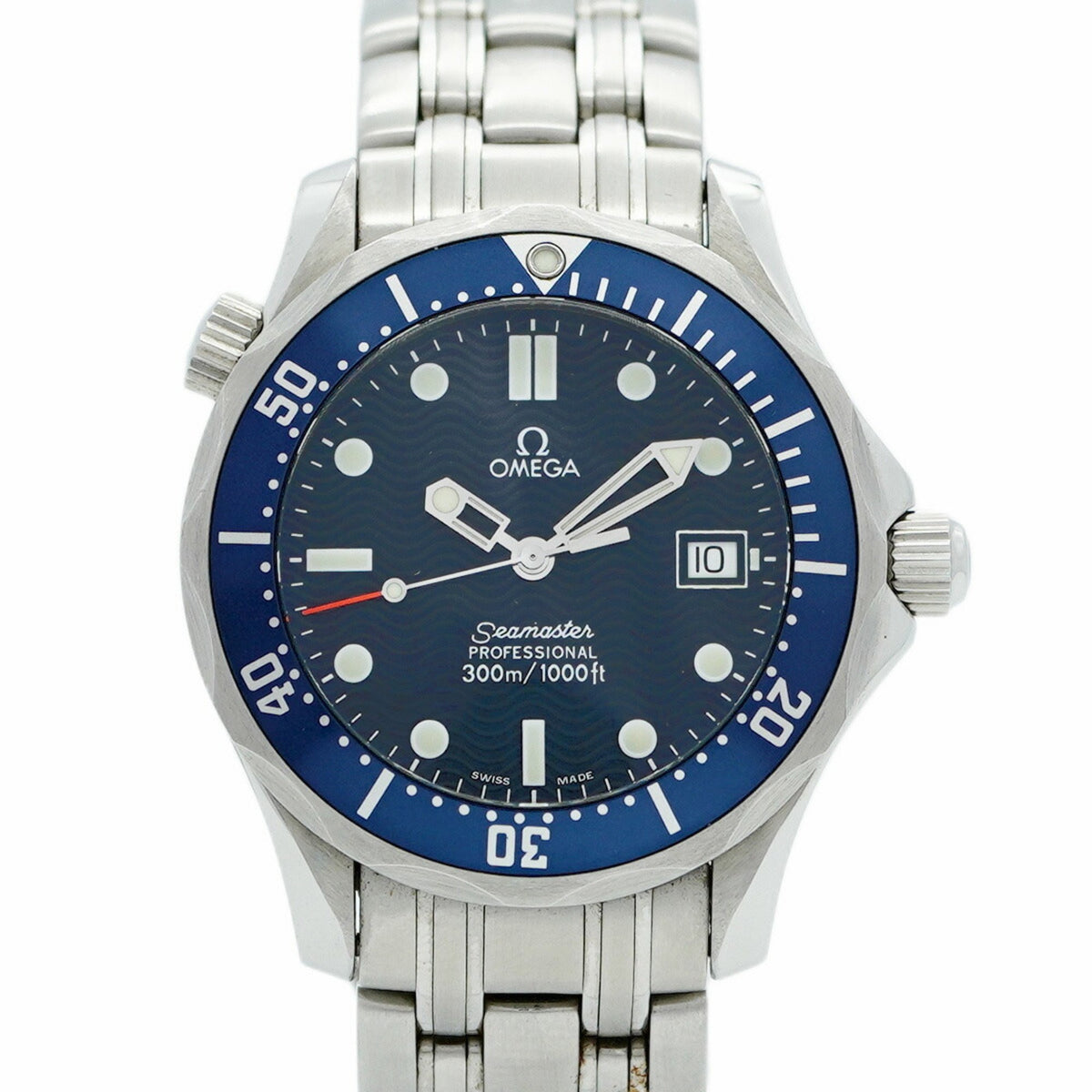 Pre-Owned Omega Seamaster 2561.80 Navy Dial Men's Watch