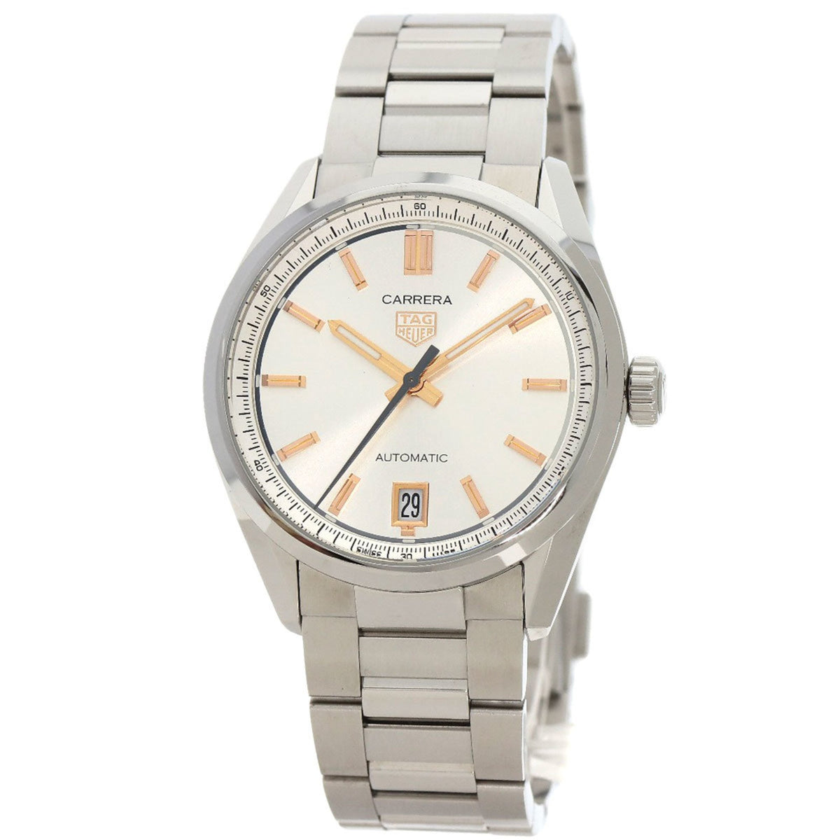 Pre-Owned TAG Heuer WBN2310 Carrera Calibre 7 Watch Stainless Steel SS Men's HEUER