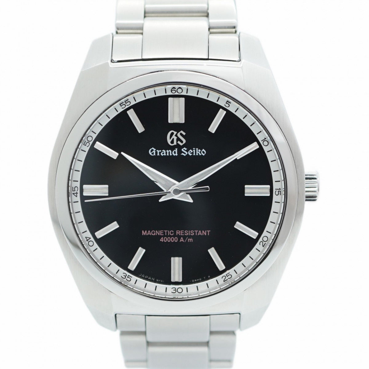 Pre-Owned Seiko Grand 9F61-0AD0 Black Dial Watch Men's