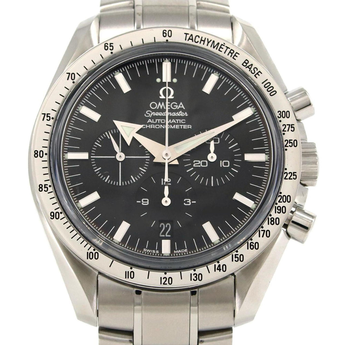 Pre-Owned Omega Speedmaster Broad Arrow 3551.50 SS Wristwatch Automatic