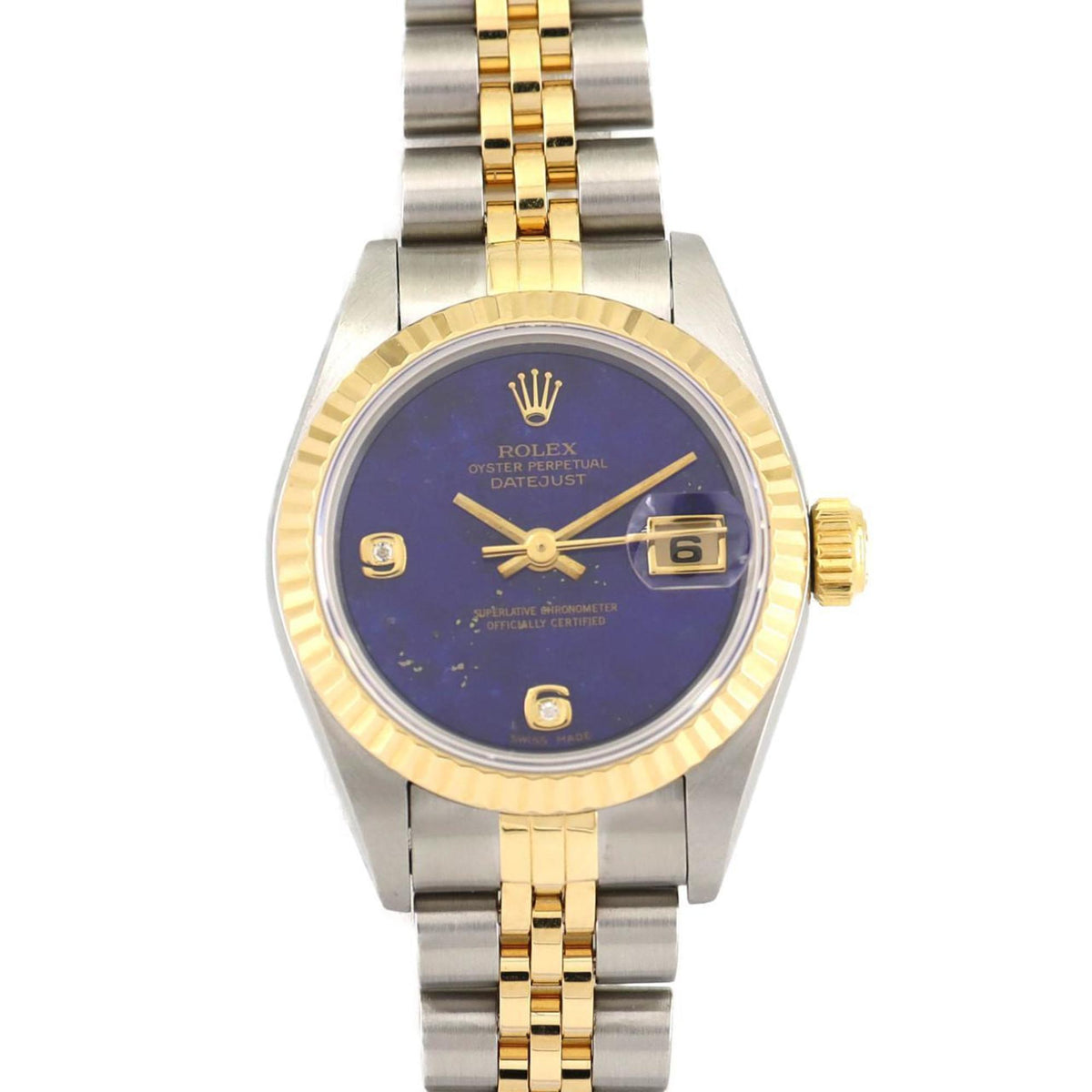 Pre-Owned Rolex Datejust 69173 2BR SSxYG Wristwatch Automatic U-serial