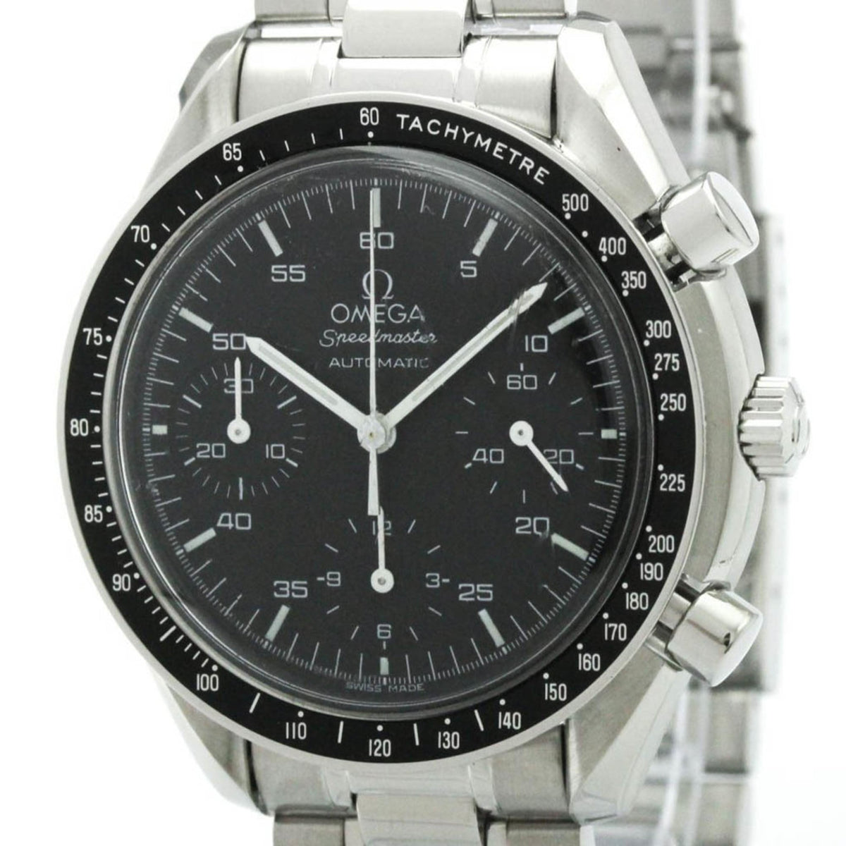 Pre-Owned OMEGA Speedmaster Automatic Steel Mens Watch 3510.50 Polished
