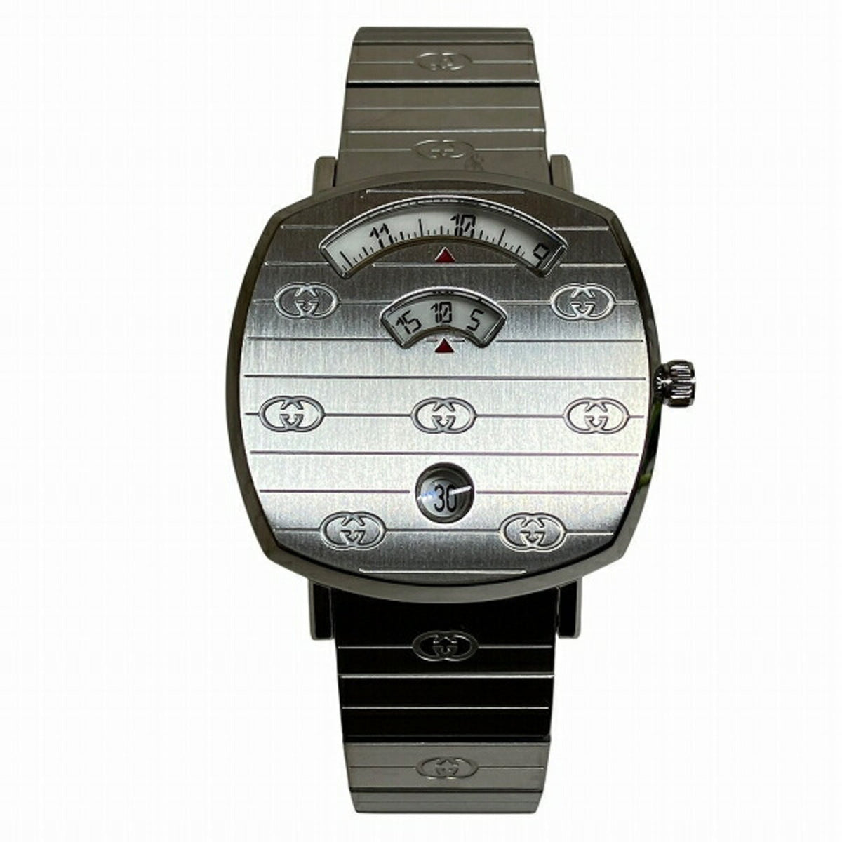 Pre-Owned GUCCI Grip 157.3 Quartz Watch Men's