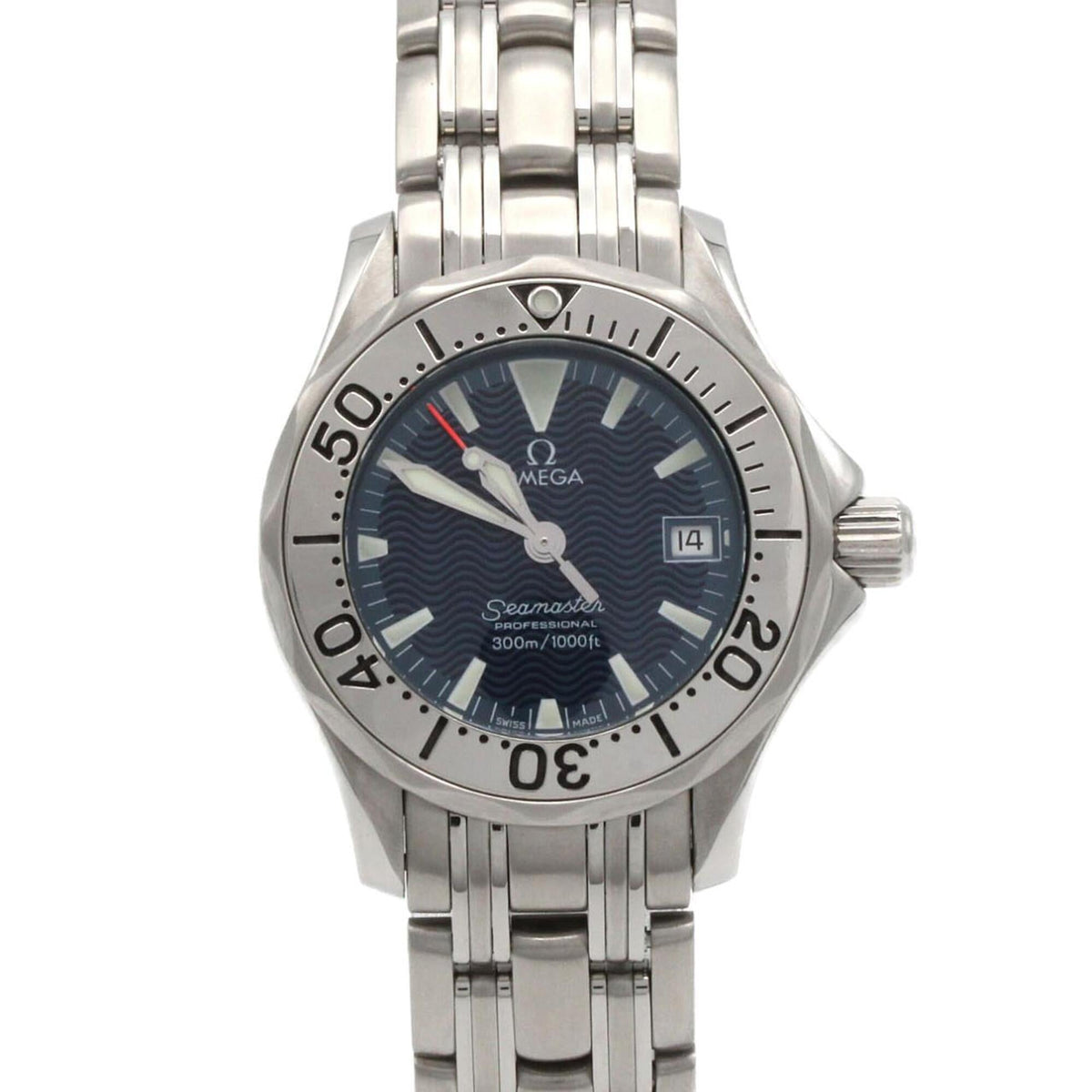 Pre-Owned Omega Seamaster Professional Mayol '99 2584.80 Stainless Steel Quartz Watch