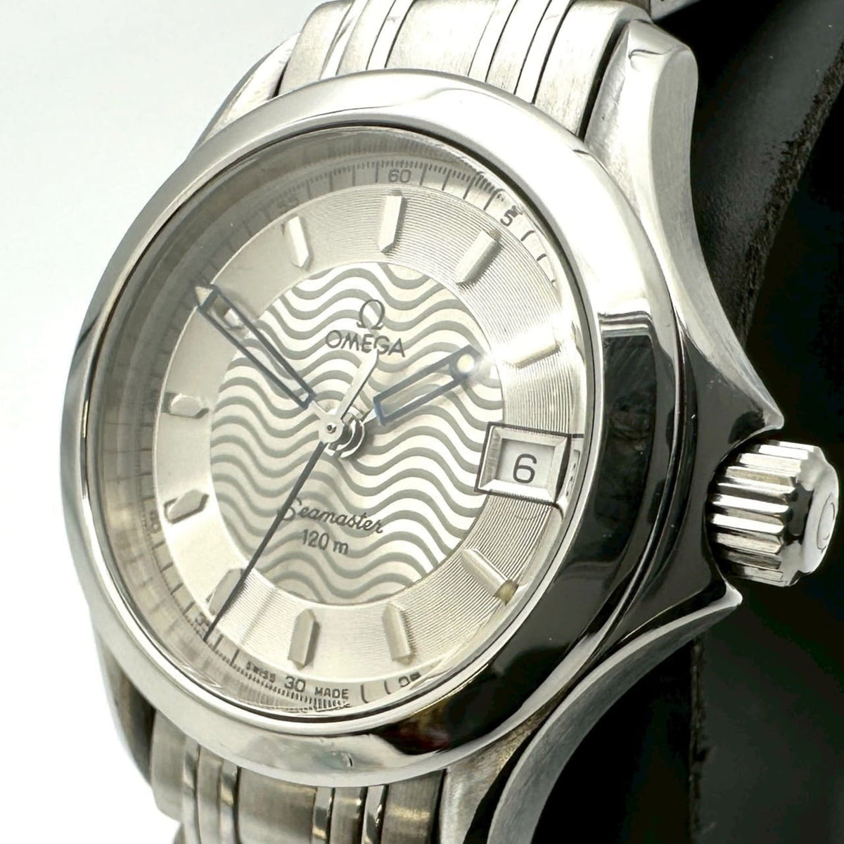 Pre-Owned OMEGA Seamaster 120 2581.31 Date Quartz Stainless Steel Silver Women's Watch