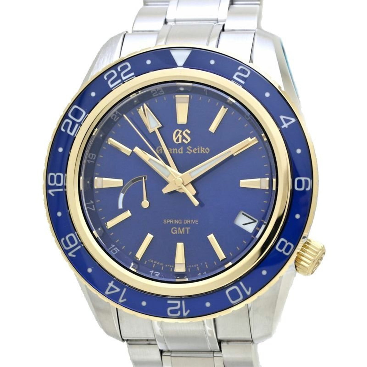 Montre d'occasion SEIKO Grand Seiko GS SBGE248 9R66-0AW0 Master Shop Édition limitée Spring Drive en acier inoxydable xK18YG or jaune pour homme 39721 