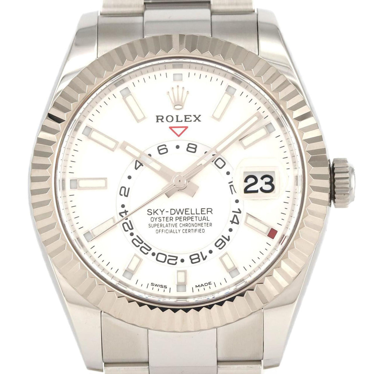 Pre-Owned Rolex Sky-Dweller 326934 SSxWG Automatic Watch, Random Number