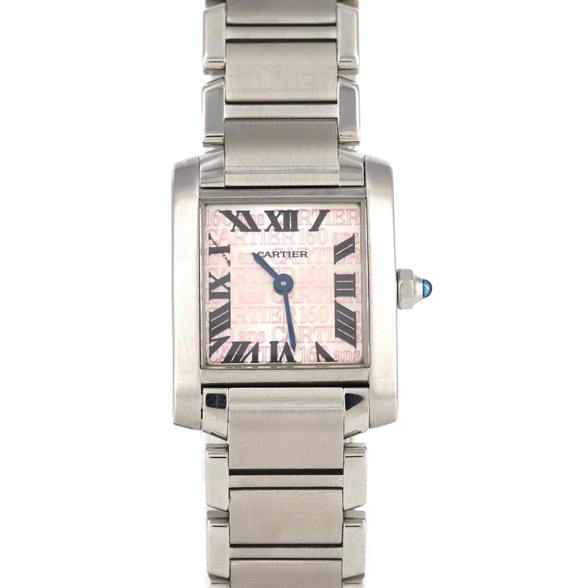 Montre à quartz Cartier Tank Francaise SM 160e anniversaire W51035Q3 SS d'occasion 