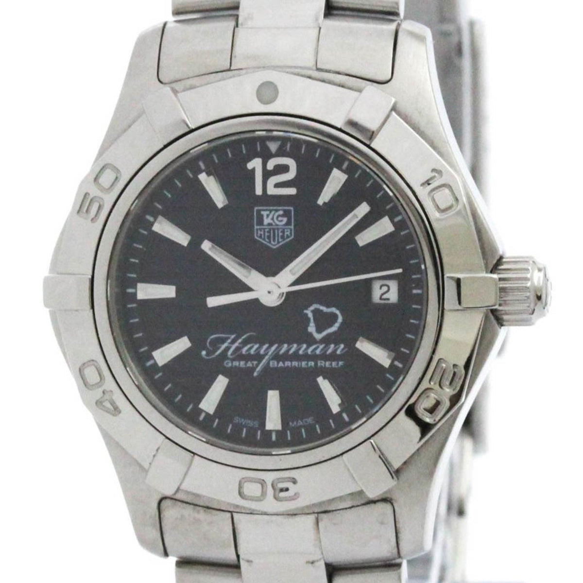 Montre TAG HEUER Aquaracer Hayman Great Barrier Reef polie d'occasion WAF141Y BF578323 