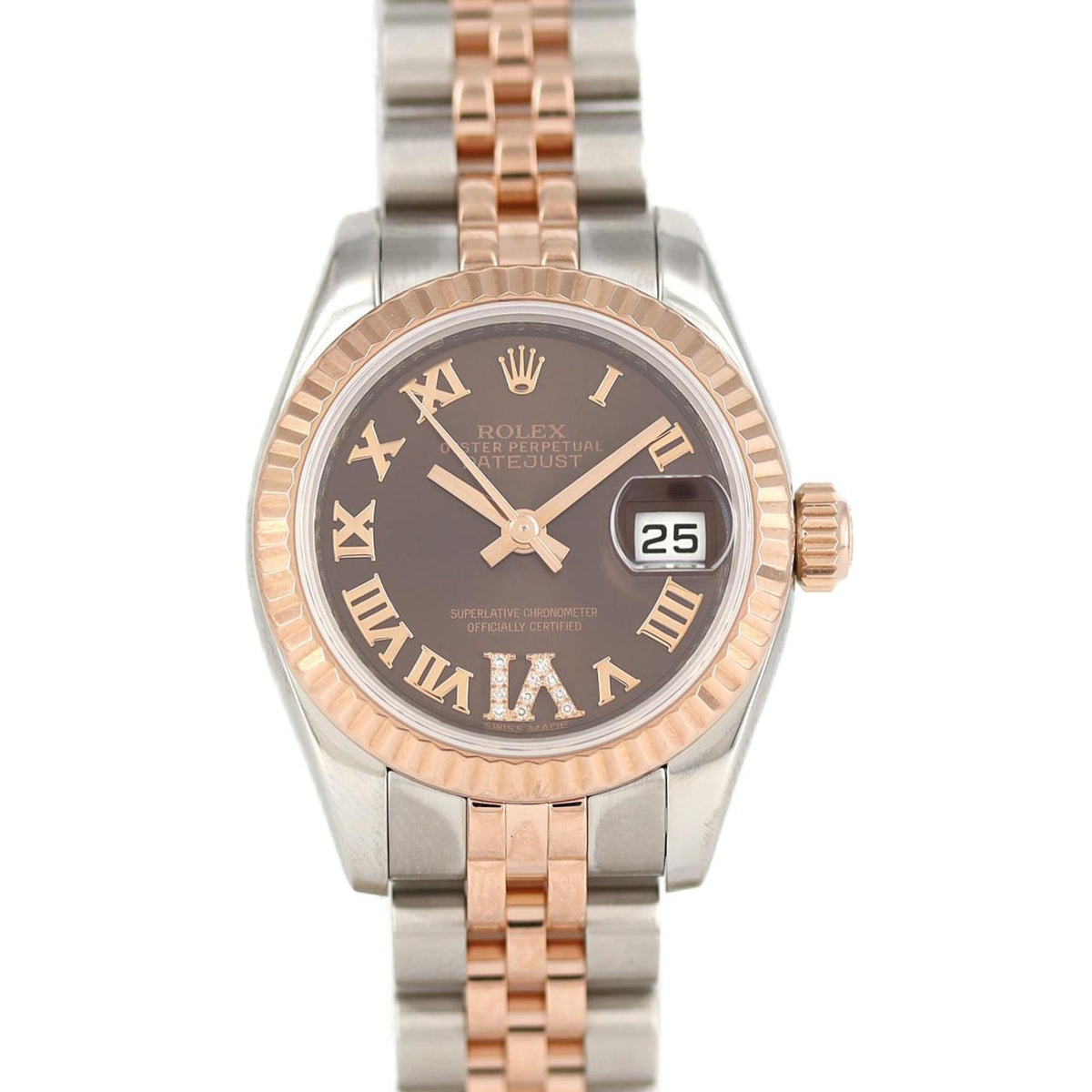 Pre-Owned Rolex Datejust 179171 SSxPG Automatic Watch, Random Number