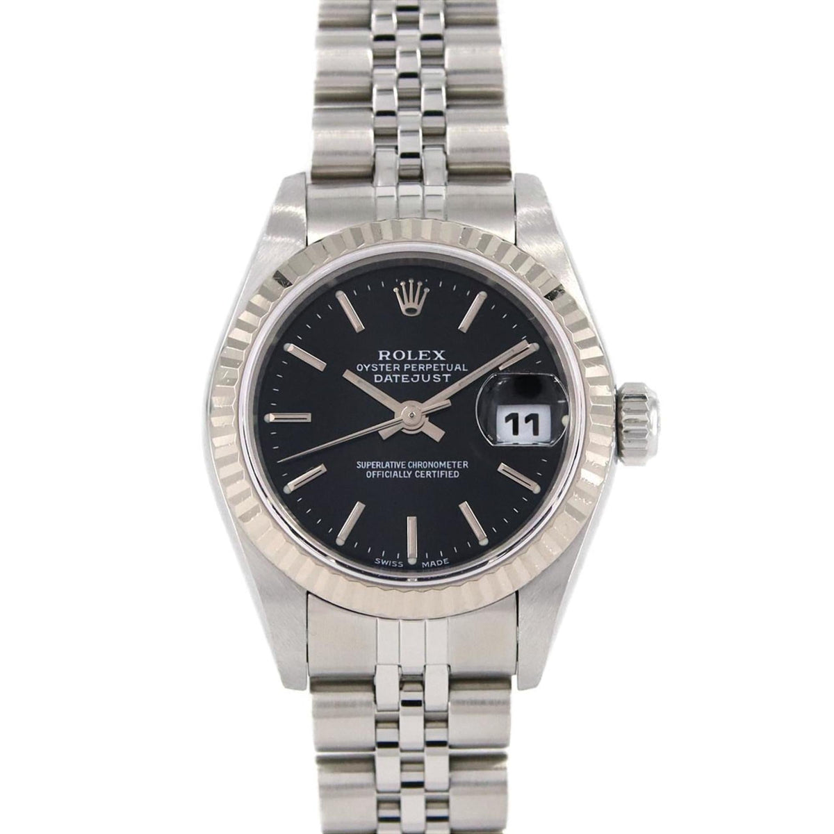 Pre-Owned Rolex Datejust 79174 SSxWG Automatic Watch F Series