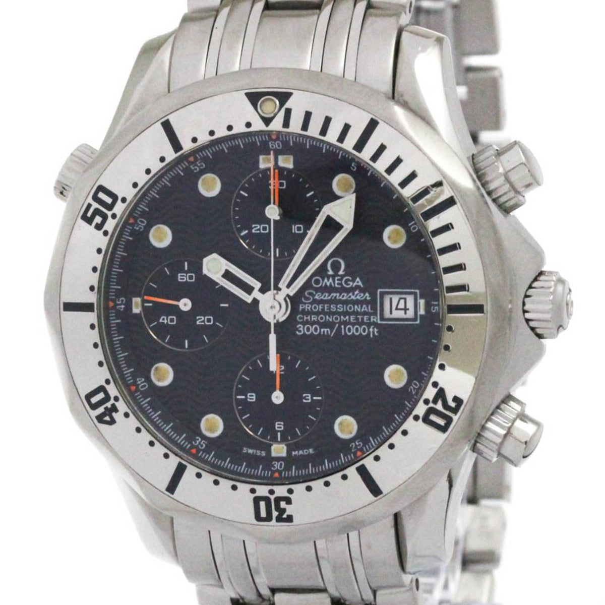Pre-Owned OMEGA Seamaster Professional 300M Chronograph Watch 2598.80 Polished