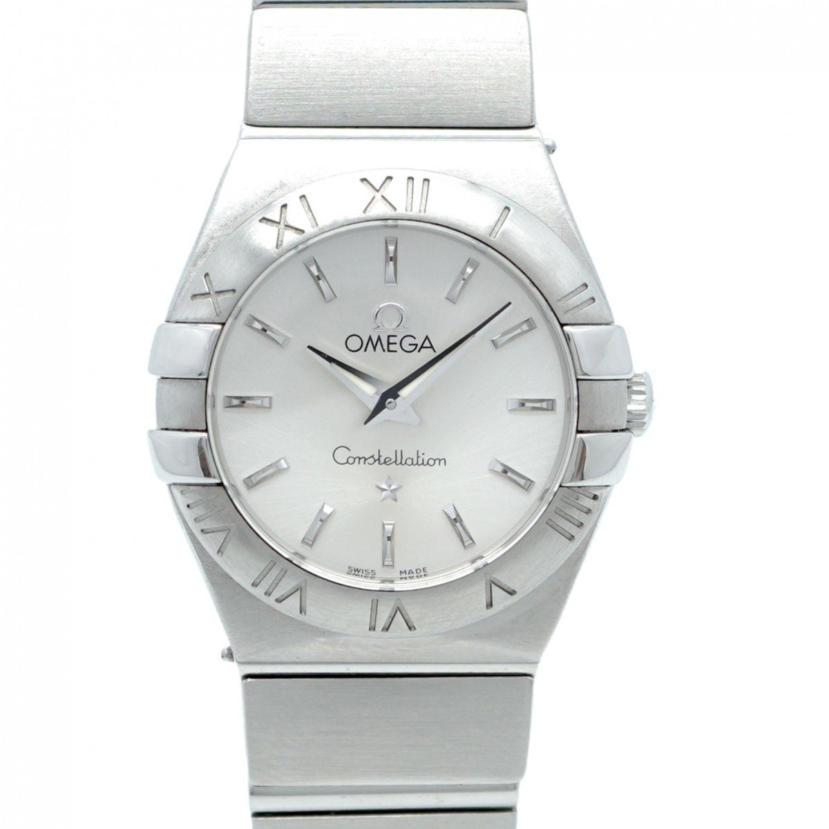 Pre-Owned Omega Constellation 123.10.24.60.02.001 Silver Dial Watch for Women