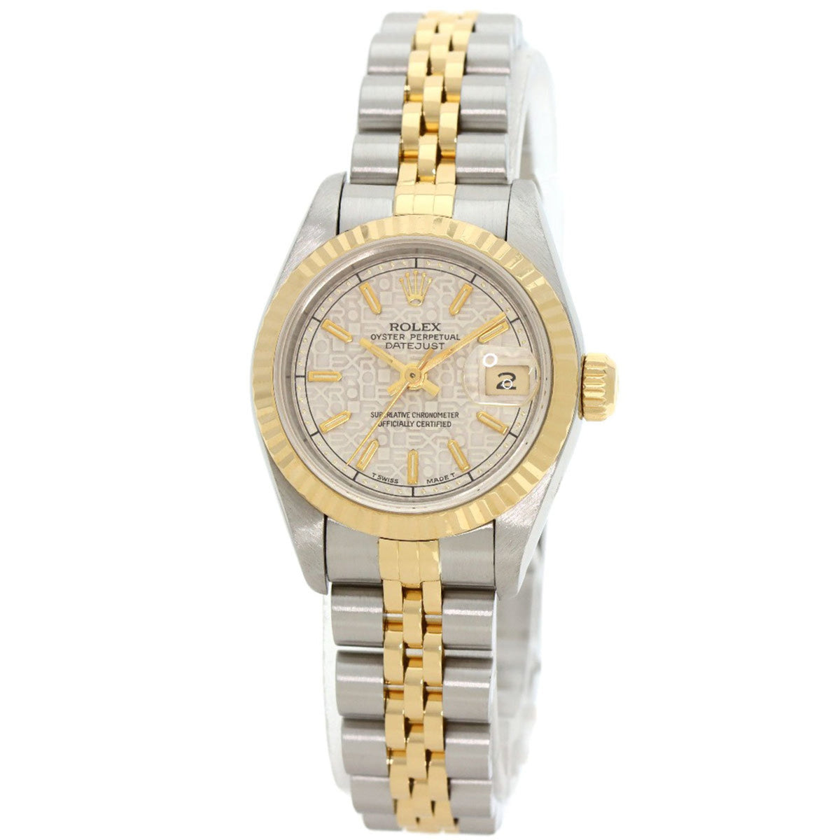 Pre-Owned Rolex 69173 Datejust Watch Stainless Steel SSxK18YG Ladies ROLEX