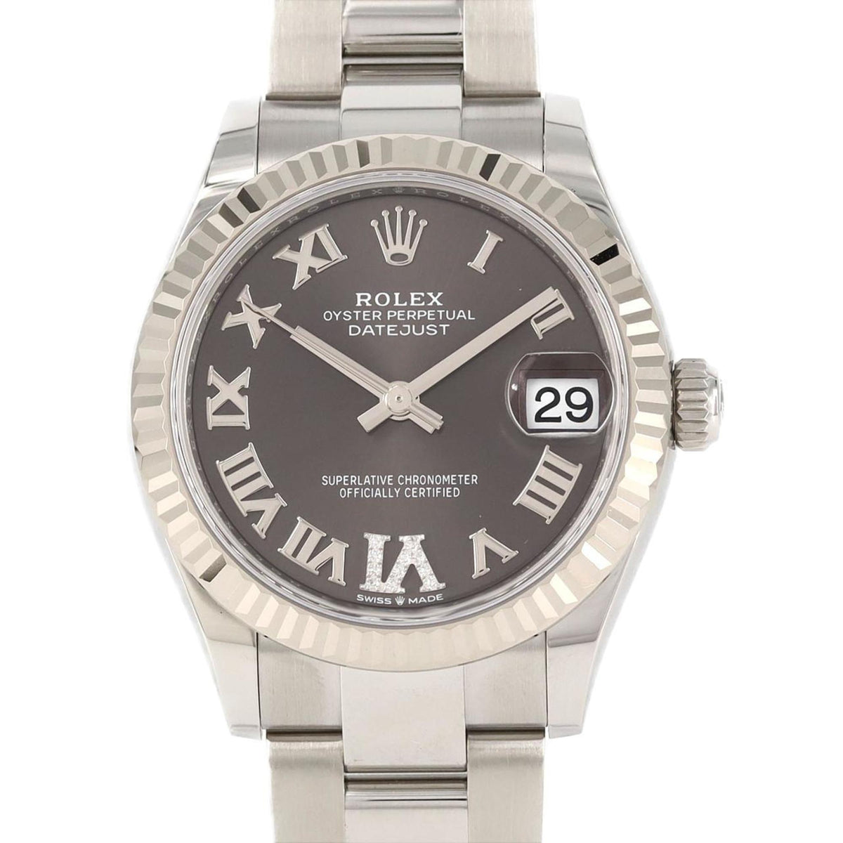 Pre-Owned Rolex Datejust 278274?3 SSxWG Automatic Wristwatch Random Number