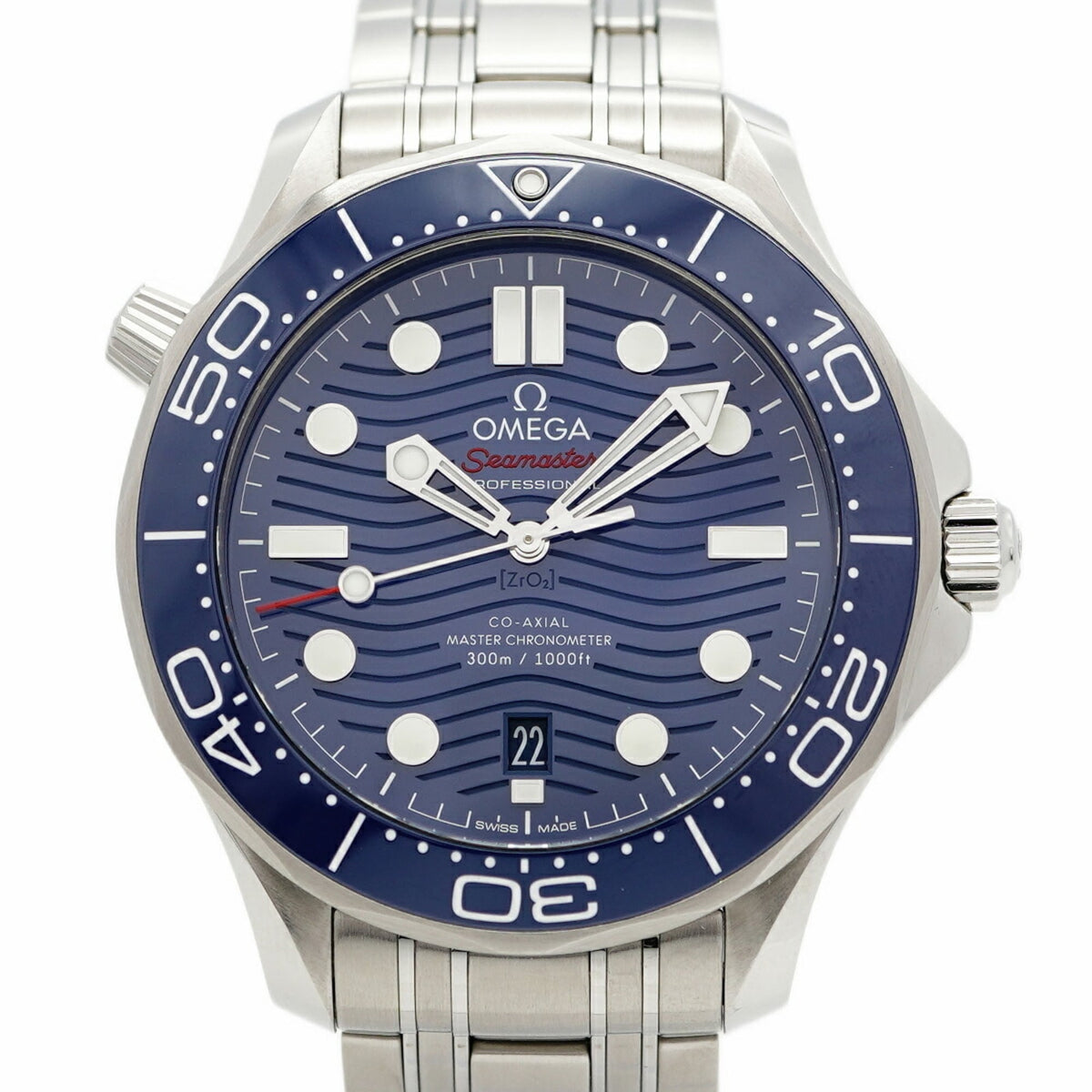 Pre-Owned Omega Seamaster 210.30.42.20.03.001 Blue Dial Men's Watch