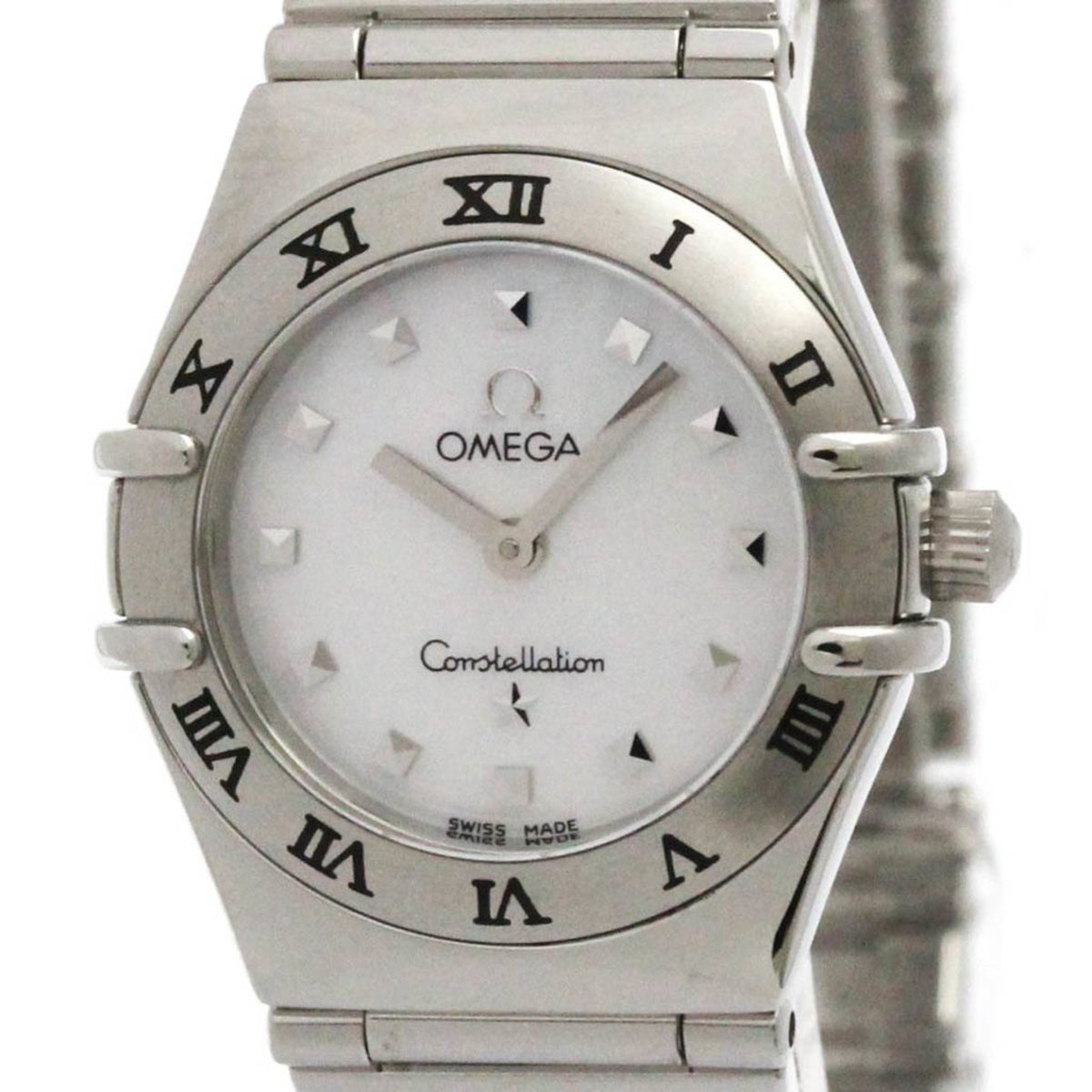 Pre-Owned OMEGA Constellation My Choice MOP Dial Ladies Watch 1561.71 Polished