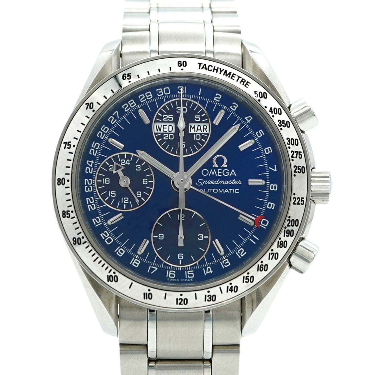 Pre-Owned Omega Speedmaster 3523.80 Blue Dial Men's Watch