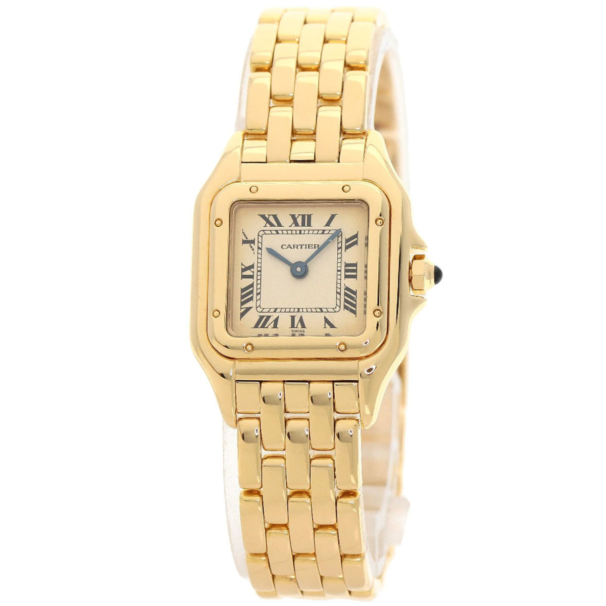 Pre-Owned Cartier W25022B9 Panthere SM Watch, 18K Yellow Gold, Women's, K18YG
