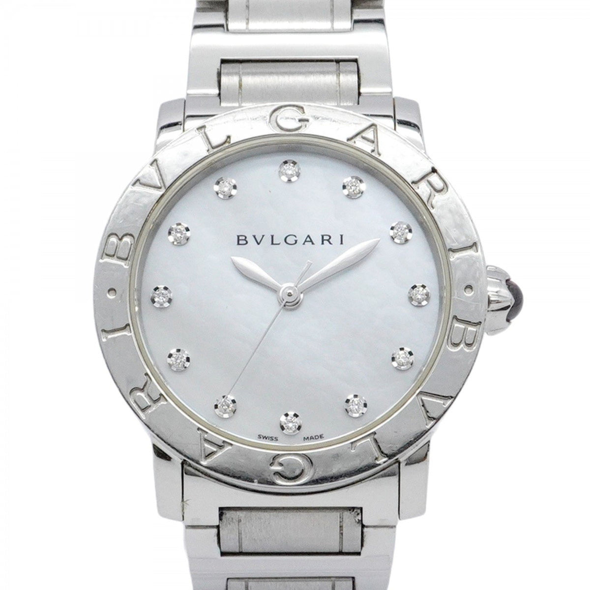 Montre Bvlgari BBL33S d'occasion à cadran blanc pour femme 