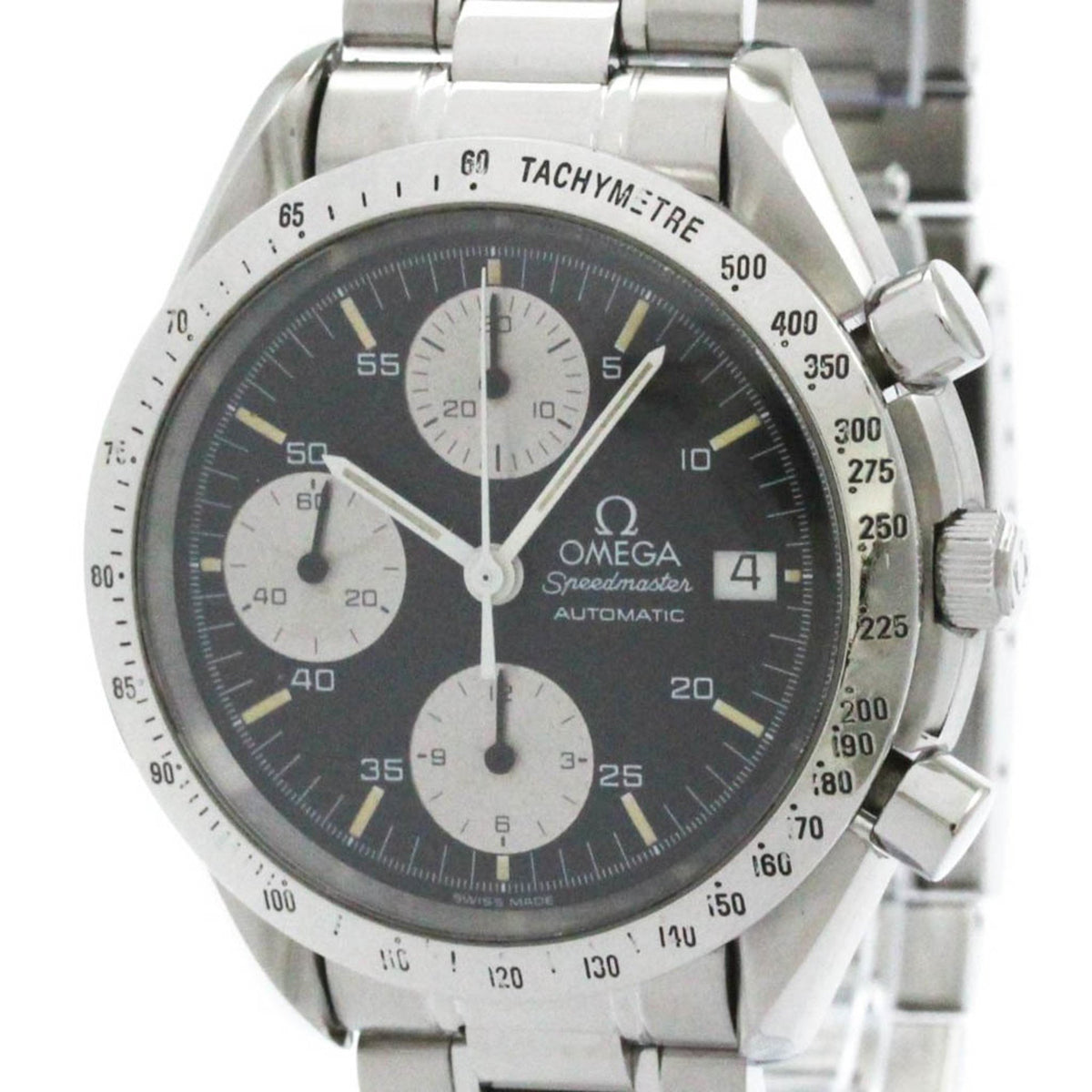 Pre-Owned OMEGA Speedmaster Date Steel Automatic Mens Watch 3511.50 Polished