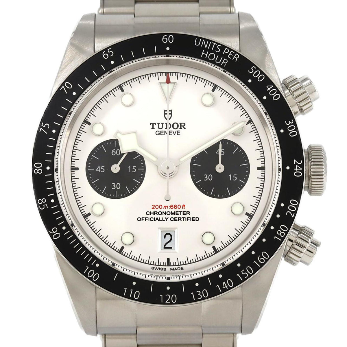 Pre-Owned Tudor Black Bay Chrono M79360N-0002 SS Automatic Watch