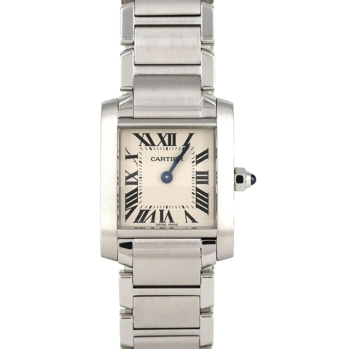 Pre-Owned Cartier Tank Francaise SM W51008Q3 SS Wristwatch Quartz