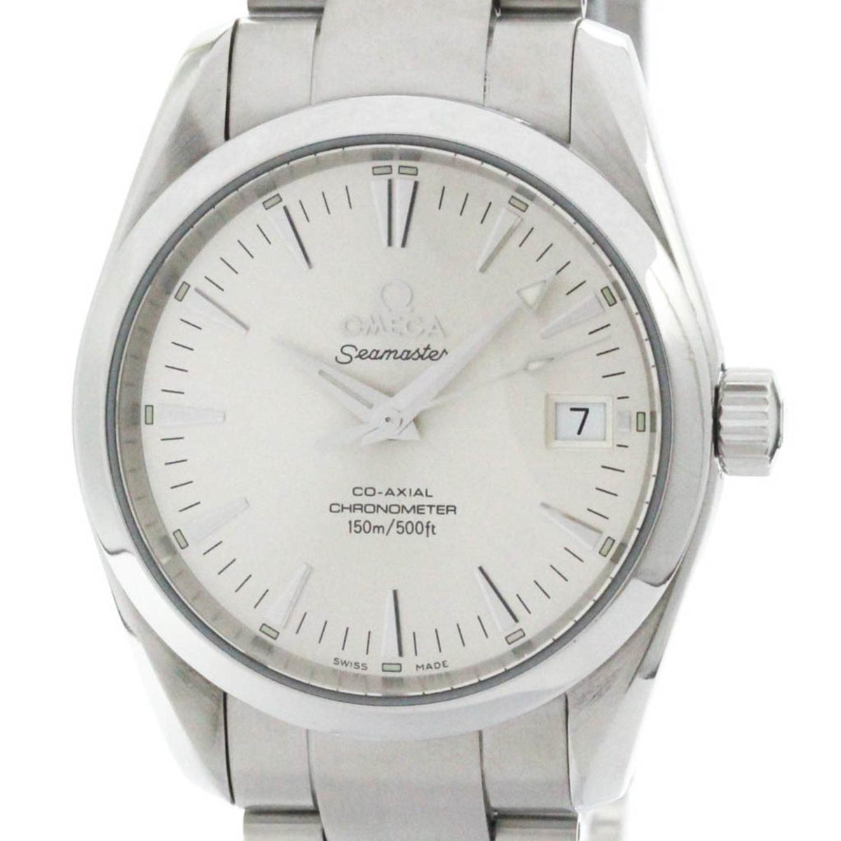 Pre-Owned Polished OMEGA Seamaster Aqua Terra Co-axial Automatic Watch 2504.30 BF573611
