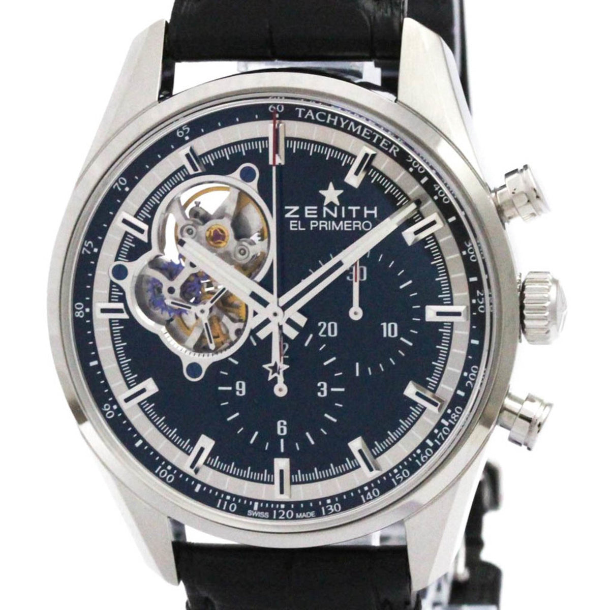 Pre-Owned ZENITH El Primero Chronomaster 1969 Steel Watch 03.2040.4061 Polished