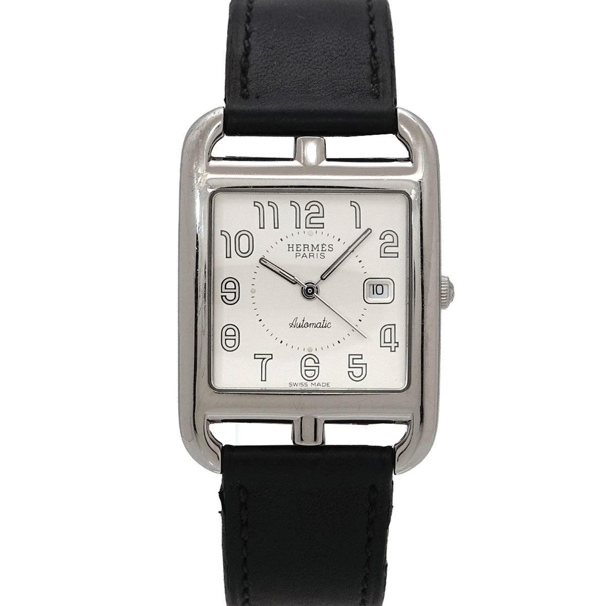 Pre-Owned Hermes Cape Cod CC1 710 Boys' Watch, Date, Silver, Automatic Movement