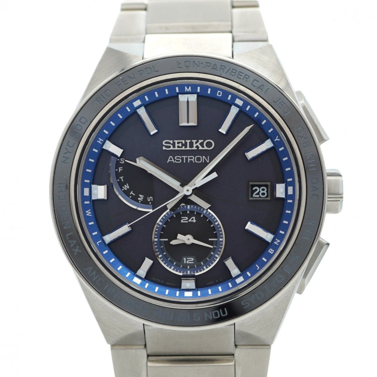Montre Seiko Astron Nexter 8B63-0BD0 d'occasion pour homme avec cadran noir 