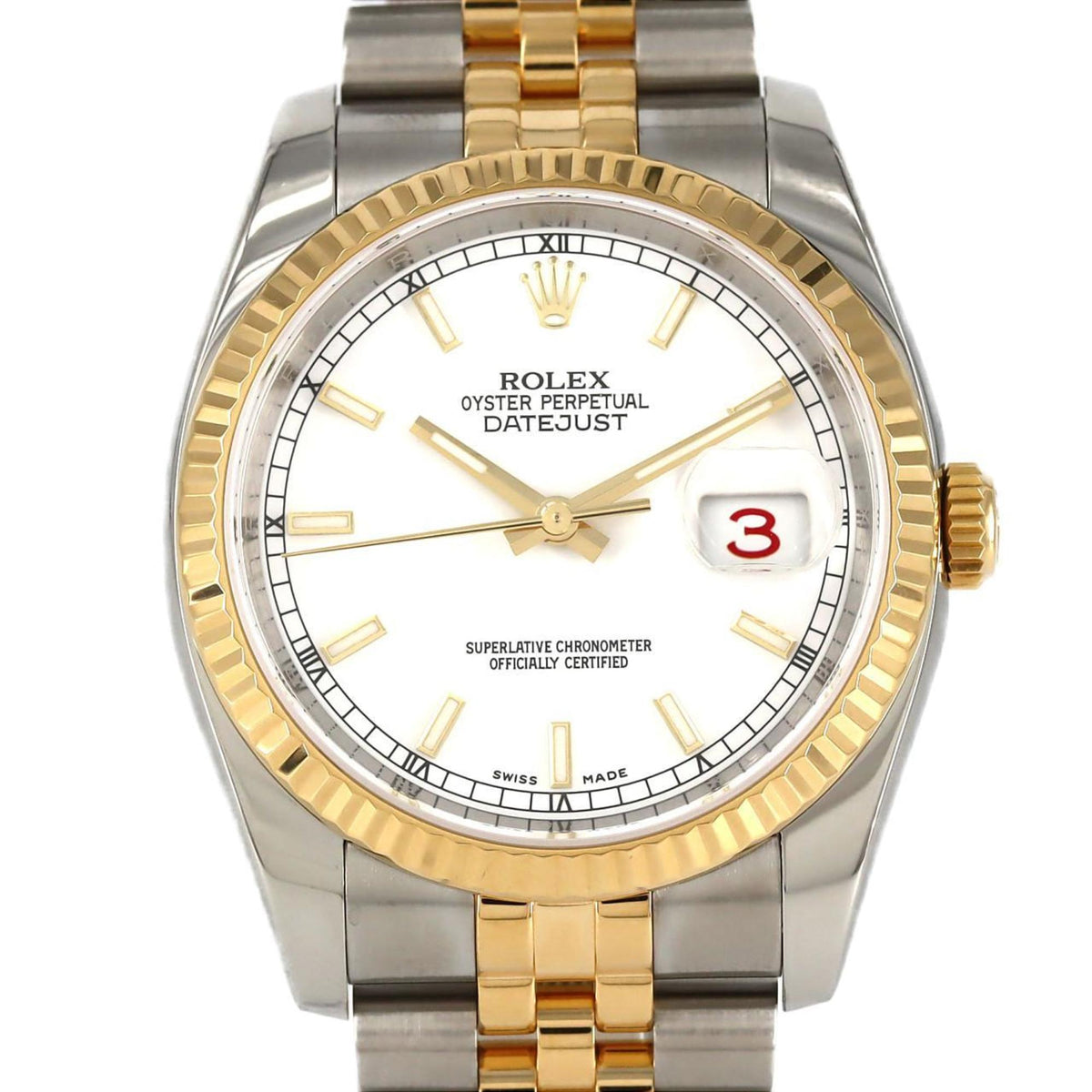 Pre-Owned Rolex Datejust 116233 SSxYG Automatic Watch, Random Number