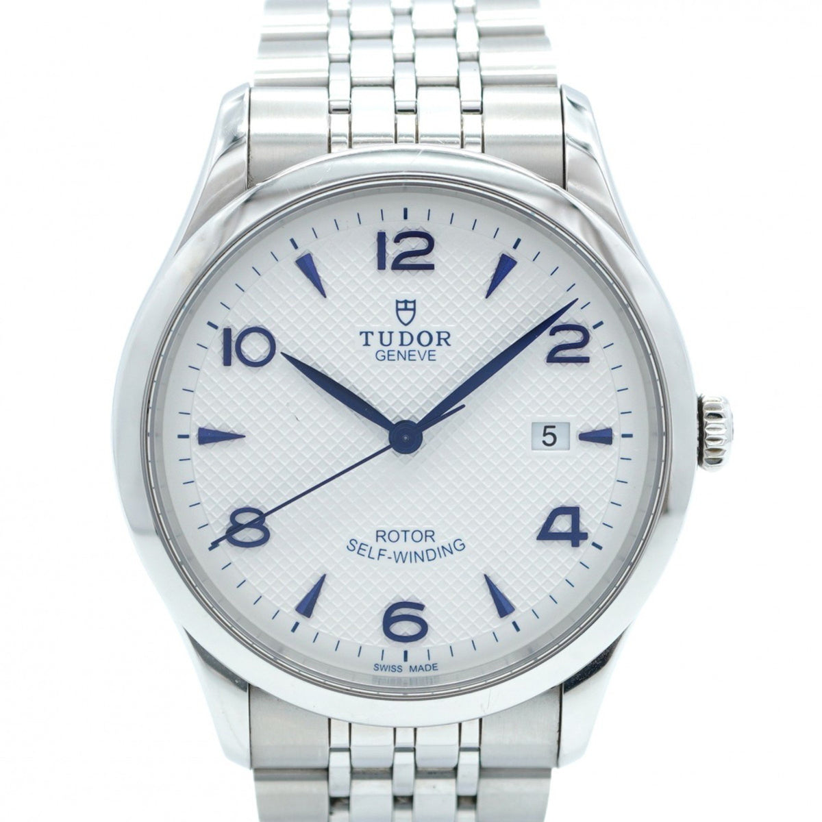 Pre-Owned Tudor 1926 91650 Silver Dial Watch Men's