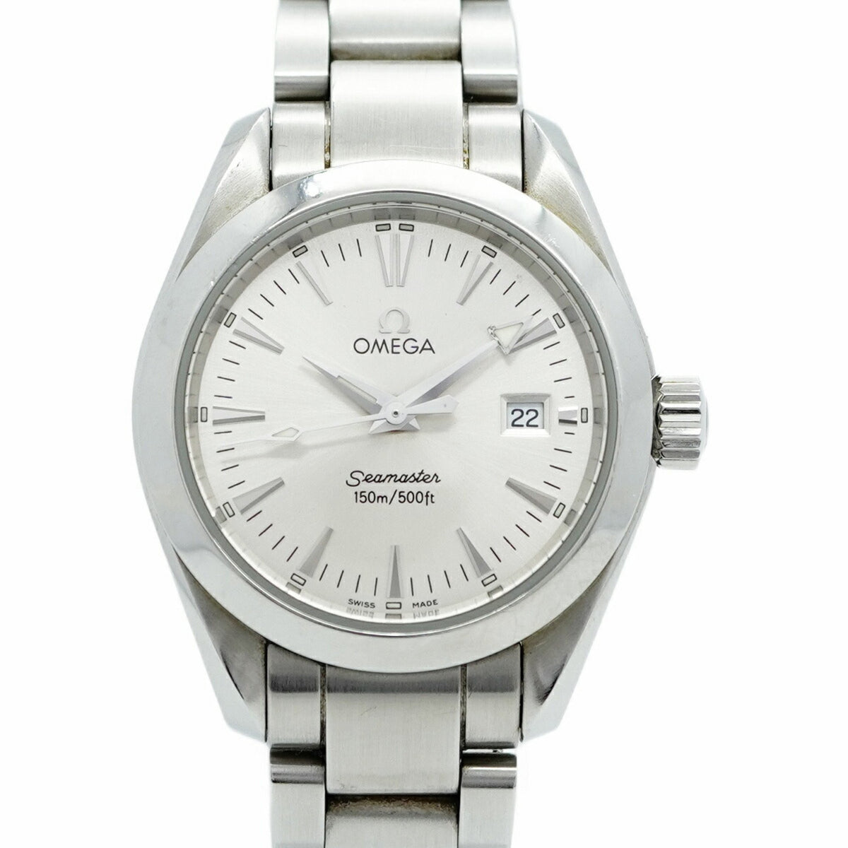 Pre-Owned Omega Seamaster 2577.30 Silver Dial Women's Watch