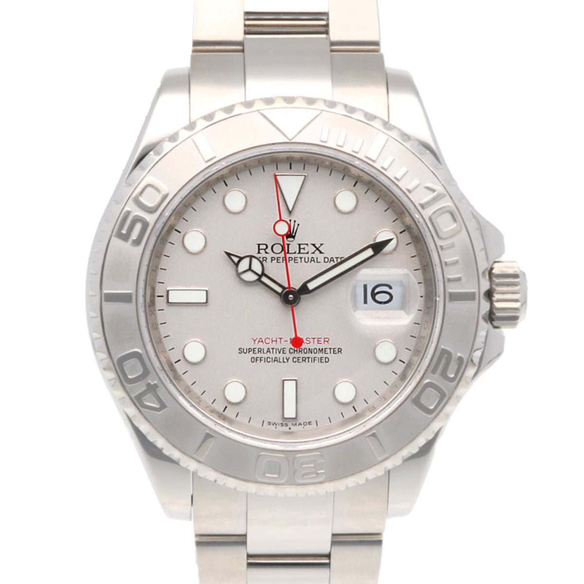 Pre-Owned Rolex Yacht-Master Oyster Perpetual Watch, Stainless Steel, 16622, Automatic, Overhauled and Refinished, M-Serial, Men's, Rolex, Rolesium