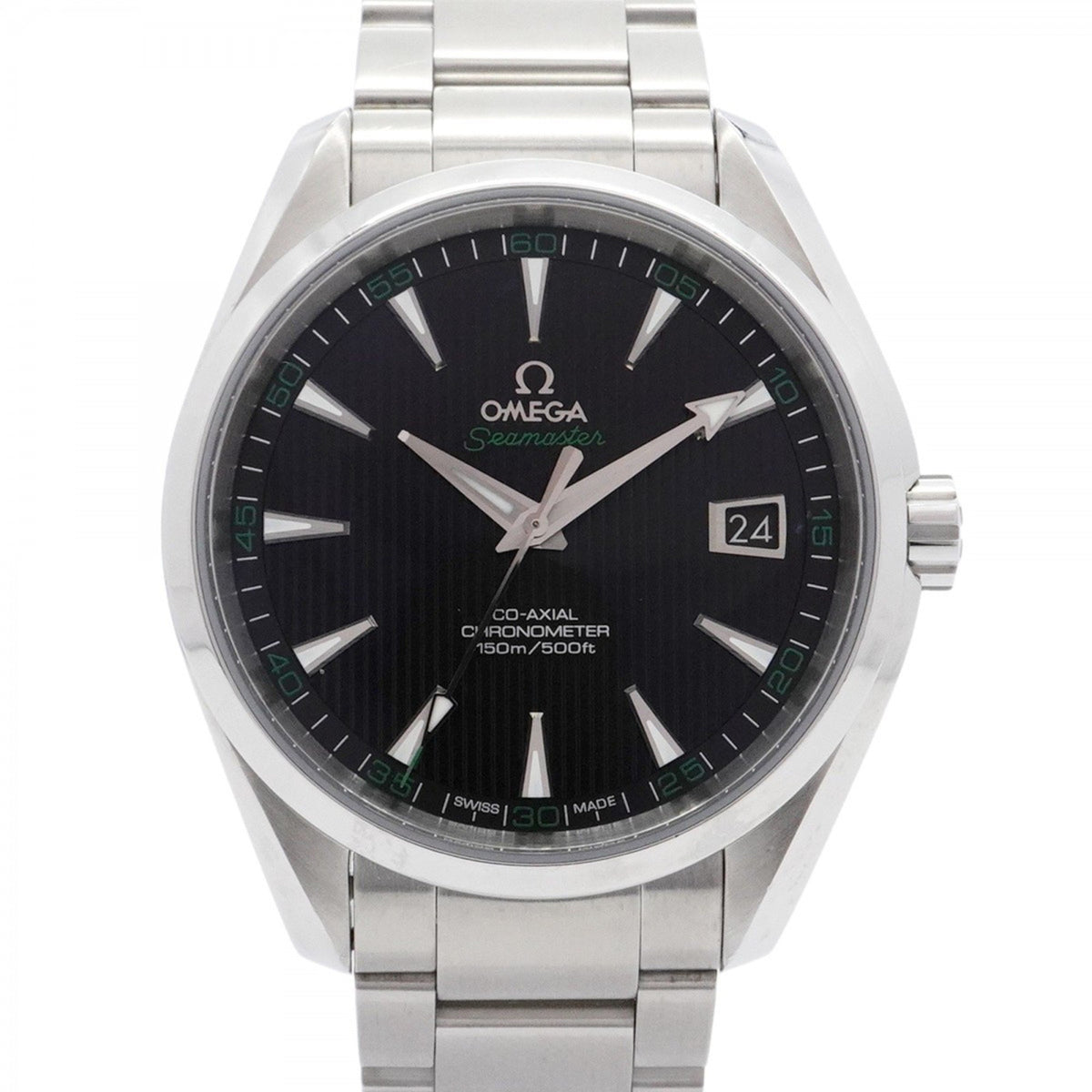 Pre-Owned Omega Seamaster 231.10.42.21.01.001 Black Dial Men's Watch