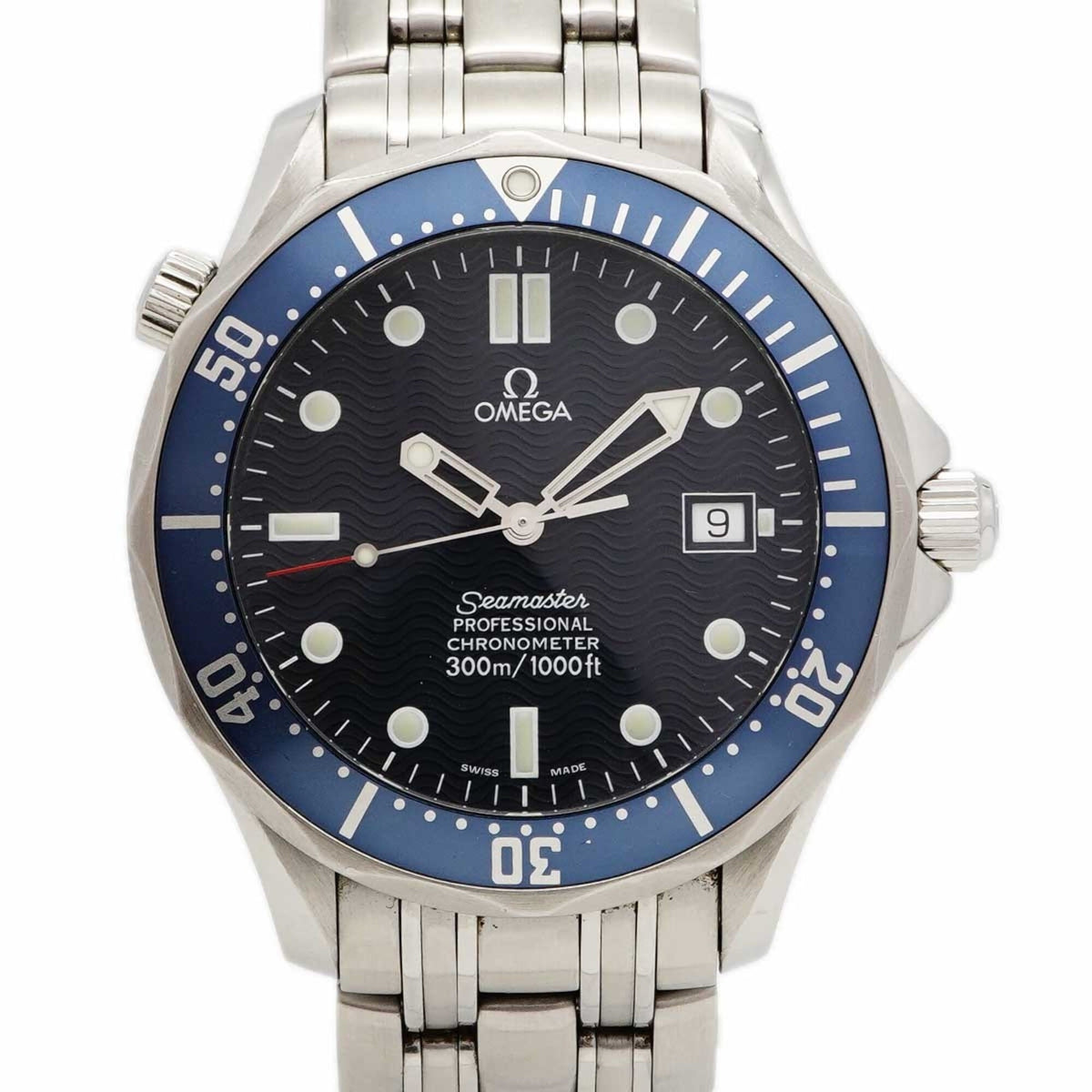 Pre-Owned Omega Seamaster 2531.80 Navy Dial Men's Watch