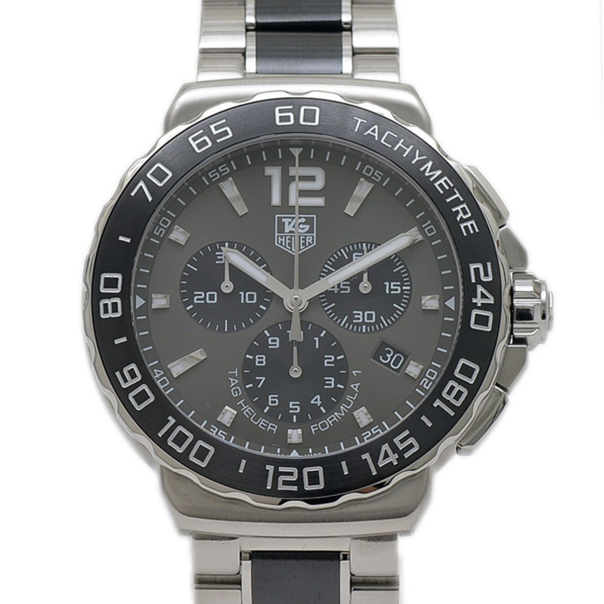 Pre-Owned TAG Heuer Formula 1 Chronograph Grey Dial Men's Quartz Watch CAU1115.BA0869