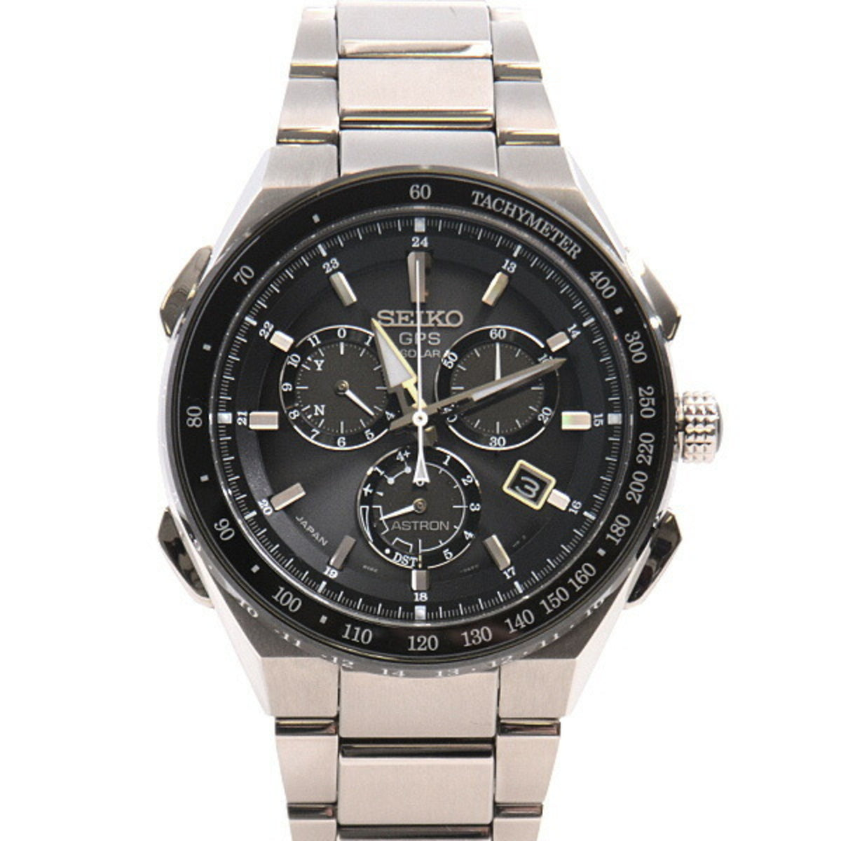 Montre Seiko d'occasion pour homme SBXB129 Astron Executive Line Solar Radio TI Titanium 