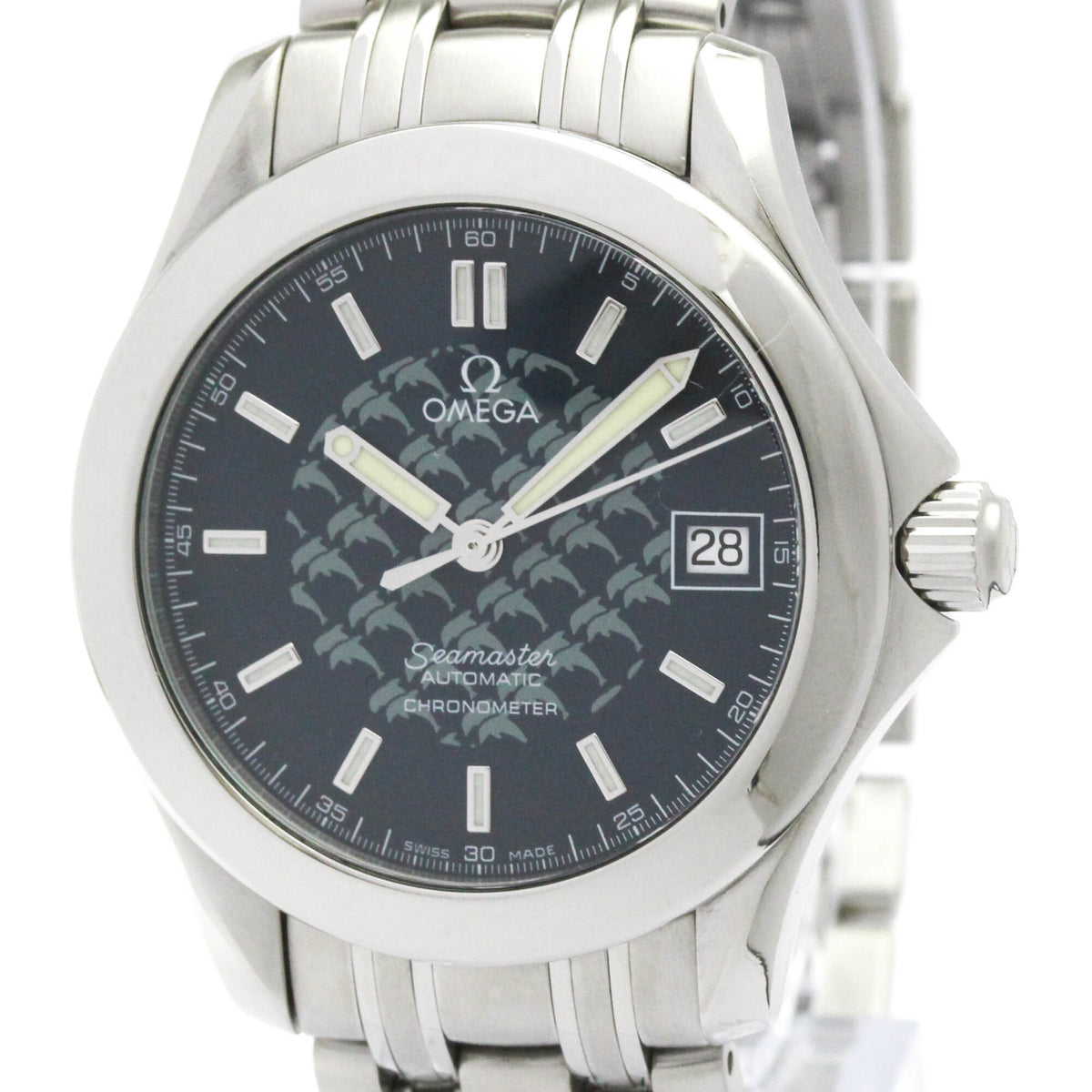 Pre-Owned OMEGA Seamaster 120M JACQUES MAYOL LTD Edition Watch 2508.80 Polished