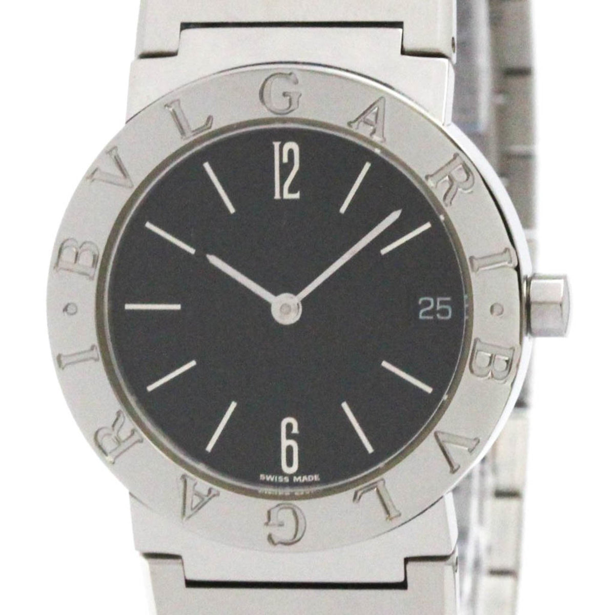 Pre-Owned Bvlgari Bvlgari Bvlgari Quartz Stainless Steel Unisex Dress/Formal BB30SSD