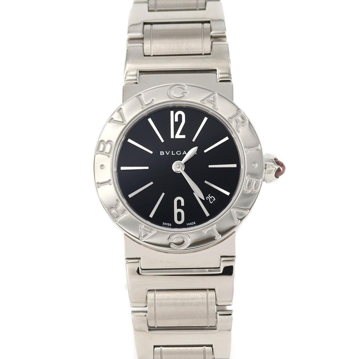 Montre-bracelet à quartz Bvlgari BBL26S BBL26BSSD SS d'occasion 