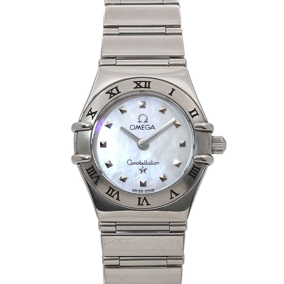 Pre-Owned OMEGA Constellation Mini My Choice 1561 71 Women's White Shell Quartz Watch
